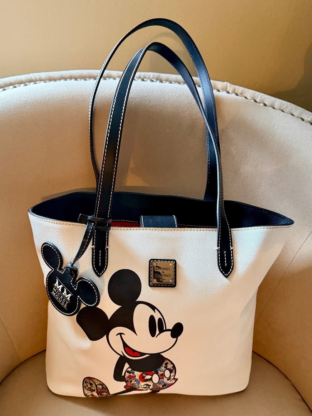 Disney x Dooney & Bourke Mickey Through the Years  Button Tote (Limited Release)